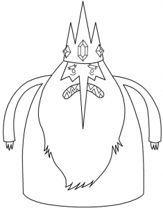 Step 6 Instructions for Drawing Ice King from Adventure Time