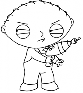 Step 8 - Drawing Stewie Lessons Tutorial