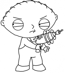 Step 9 - Drawing Stewie Lessons Tutorial