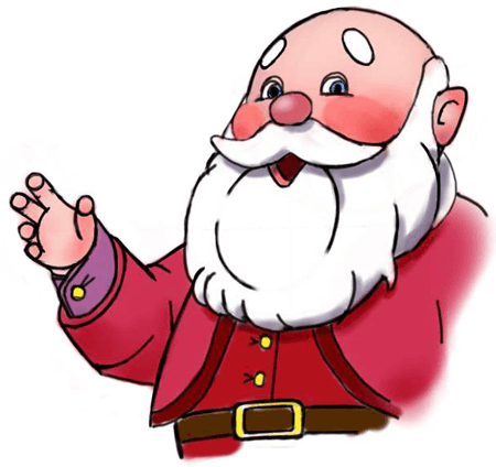 How to Draw Santa Clause in 10 Easy Steps : Christmas Drawing Tutorial