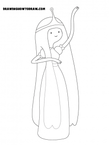 Princess bubblegum coloring book page to print out from adventure time
