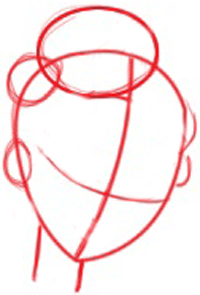 01-princess Step 1 Drawing Disneys Princess Tiana and the Frog