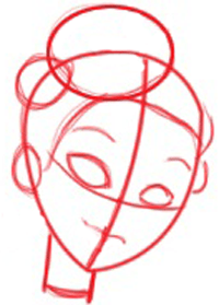 01.1-princess Step 2 Drawing Disneys Princess Tiana and the Frog