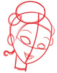 01.2-princess Step 3 Drawing Disneys Princess Tiana and the Frog
