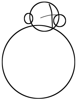 02-santa Step 2 : Drawing Santa Clause Reindeer Sleigh Flying Lesson