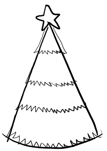 Step 2 : Drawing Christmas Trees