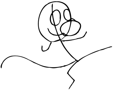 03-skunk-fu Step 3 : Drawing Skunk from Skunk Fu with Easy Step by Step Lesson