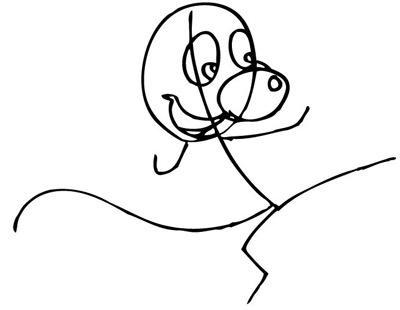 04-skunk-fu Step 4 : Drawing Skunk from Skunk Fu with Easy Step by Step Lesson