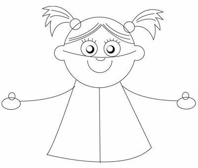05-doll Step 5 : Drawing Toy Baby Dolls in Easy Steps