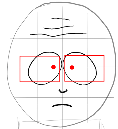 05-mr-garrison Step 5 : Drawing Mr. Garrison and Puppet Mr. Hat Step by Step
