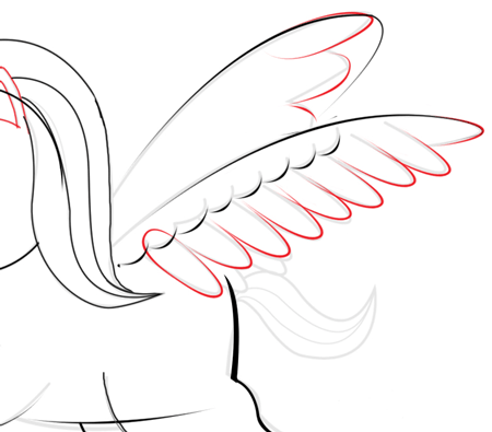 05-unicorn Step 5 : Drawing Unicorns in Easy Steps Tutorials