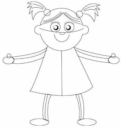 07-doll Step 7 : Drawing Toy Baby Dolls in Easy Steps