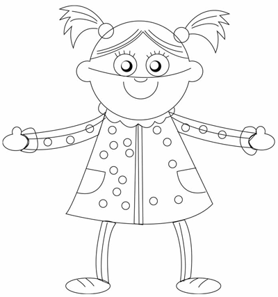 09-doll Step 9 : Drawing Toy Baby Dolls in Easy Steps