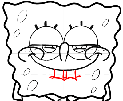 14spongebob-depressed How to Draw Mischievous Spongebob Squarepants with the Giggles Drawing Tutorial