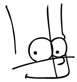 4 Step 4 : Drawing Bart Simpson from The Simpsons