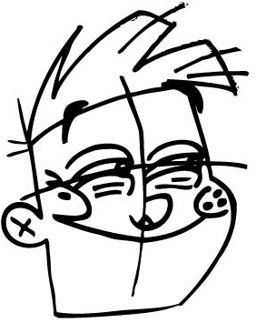 7 Step 7 : Drawing Adam Lyon with Step by Step Lesson for Kids