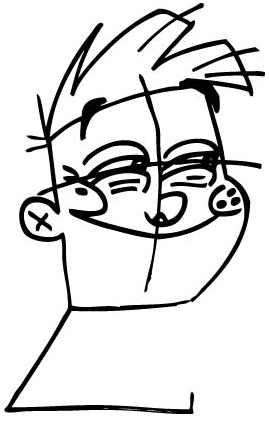 8 Step 8 : Drawing Adam Lyon with Step by Step Lesson for Kids