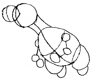 Step 3 : Drawing Charizard from Pokemon with Easy lessons