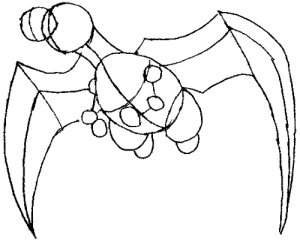 charizard5 Step 5 : Drawing Charizard from Pokemon with Easy lessons for kids