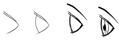 eye-profile-part3 Technique 3 : How to Draw Profile Side View of Anime Manga Eyes