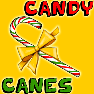 How to Draw Candy Canes with Bows for Christmas : Drawing Lesson