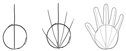 hands-group-3 How to Draw Hands and Fingers Step by Step Lesson