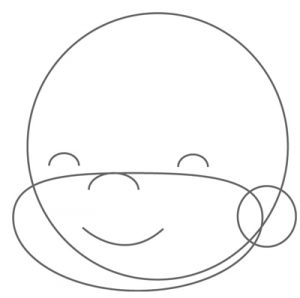 Step 1 : Drawing Cartoon Ballerinas in Simple Steps Lesson