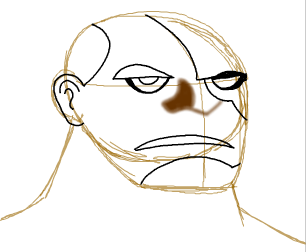 11 Step 11 : Drawing Cyborg in Simple Steps Lesson