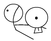 2 Step 2 : Drawing GIR holding Pet Piggy in Easy Steps Lesson