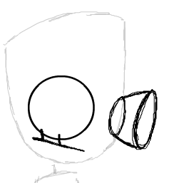 4 Step 4 : Drawing Robot GIR from Invader Zim Step by Step Tutorial