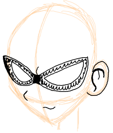 6 Step 6 : Drawing Robin from Teen Titans in Simple Steps Lesson