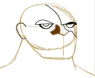 9 Step 9 : Drawing Cyborg in Simple Steps Lesson