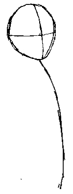 goku01 Step 1 : Drawing Son Goku from Dragon Ball Z in Easy Steps Lesson