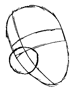 luigi01 Step 1 : Drawing Luigi from Super Mario Bros in Steps Lesson