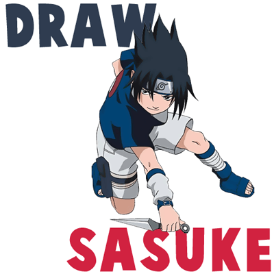 How to Draw Sasuke Uchiha from Naruto in Easy Step by Step Drawing Tutorial