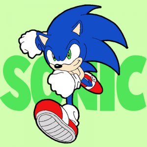 sonic-400x400 How to Draw Sonic the Hedgehog Running Drawing Lesson