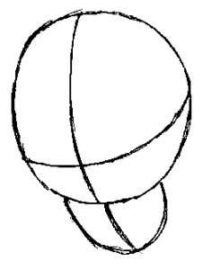 sonic01 Step 1 : Drawing Running Sonic the Hedgehog Tutorial