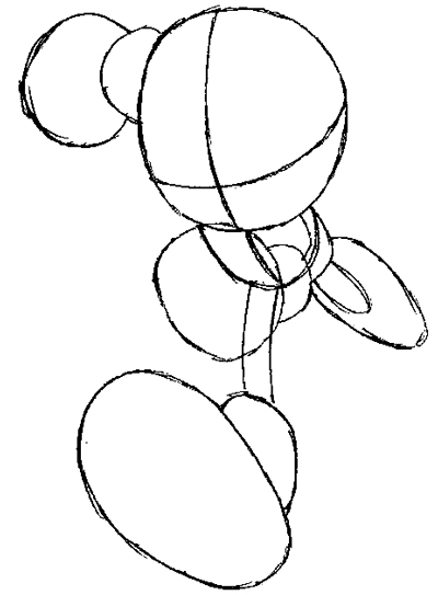 sonic03 Step 3 Drawing SOnic the Hedgehog Running