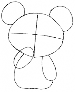 Step 2 : Drawing Teddiursa from Pokemon in Easy Steps Tutorial