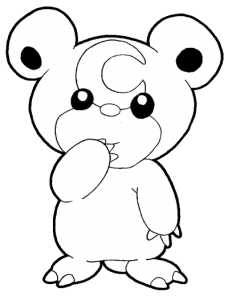 Step 6 : Drawing Teddiursa from Pokemon in Easy Steps Tutorial