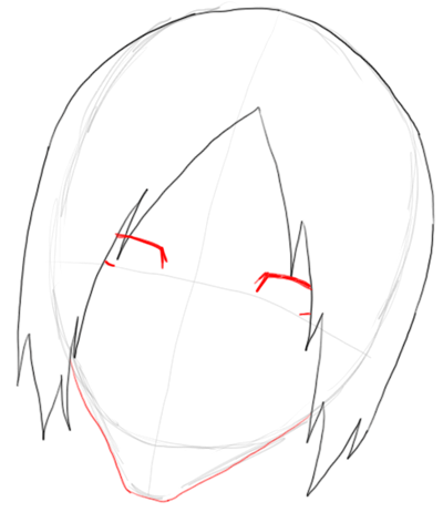 03 Step 3 Drawing Uryu Ishida from Bleach in Easy Steps Tutorial