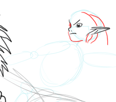 11 Step 11 : Drawing Epona and Link Step by Step Drawing Lesson