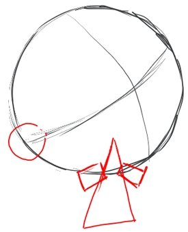 2 Step 2 : Drawing Tootsie from Fairly Odd Parents Tutorial