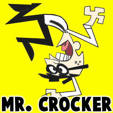 How to Draw Mr. Crocker from Fairly Odd Parents Drawing Tutorial