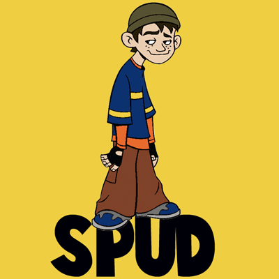 How to Draw Spud or Arthur Spudinski from American Dragon Jake Long