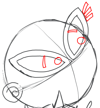 7 Step 7 : Drawing Tootsie from Fairly Odd Parents Tutorial