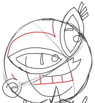 9 Step 9 : Drawing Tootsie from Fairly Odd Parents Tutorial