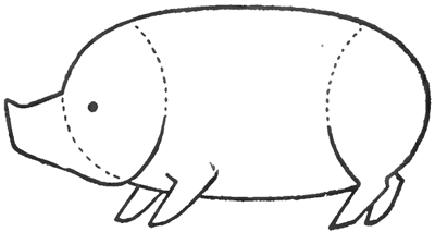 3 Step 3 : Drawing Comic Hogs and Pigs