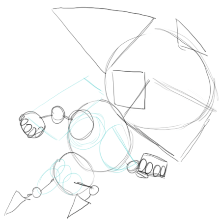 4 Step 4 Drawing Gravity Guy in Easy Steps Lesson