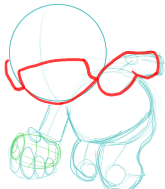 5 Step 5 : Drawing Fragger in Easy Steps Tutorial